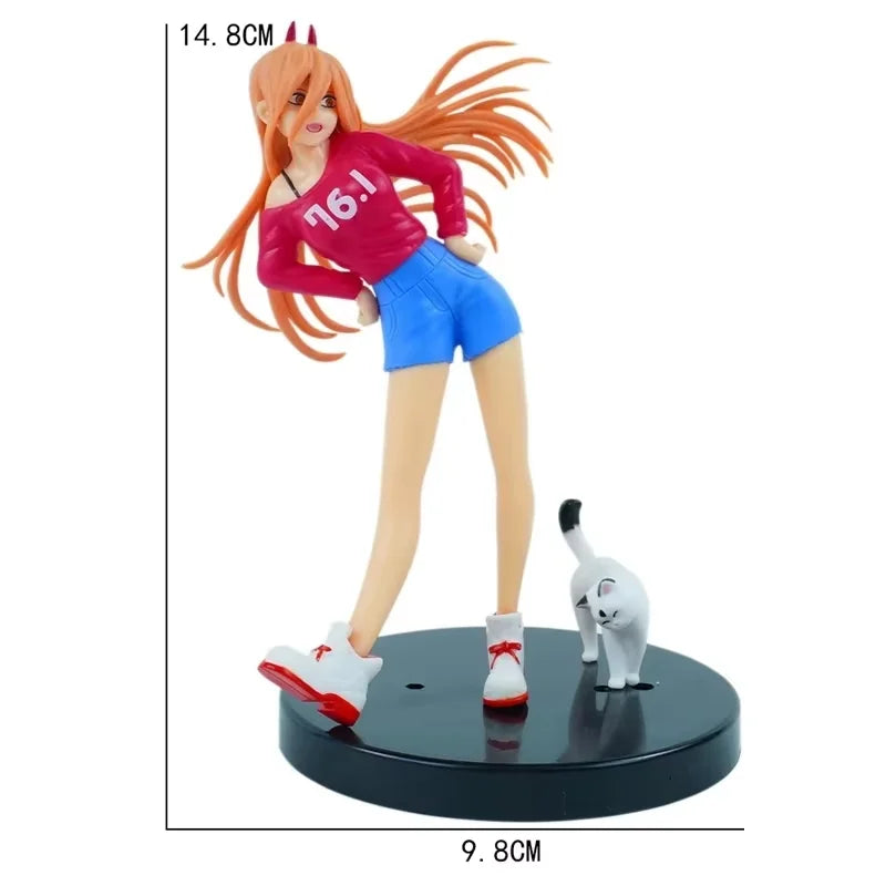Anime Figure | 16 cm | Chainsaw Man Denji Pochita PVC Figure Bandai | Boxed