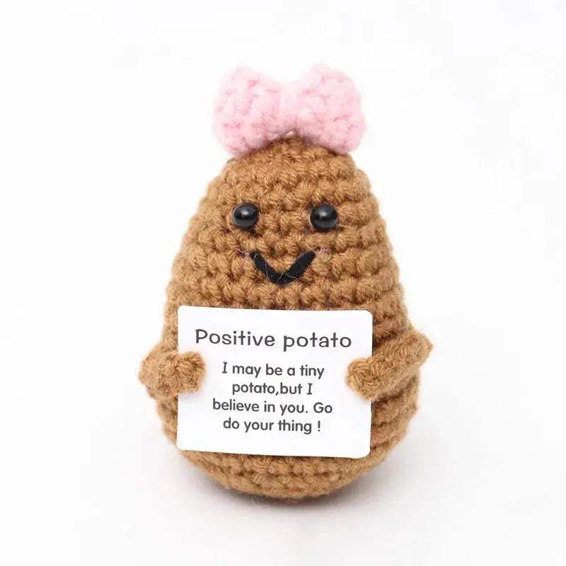 Handmade Positive Energy Crochet Bee Doll For Home Decor Gift - ToylandEU