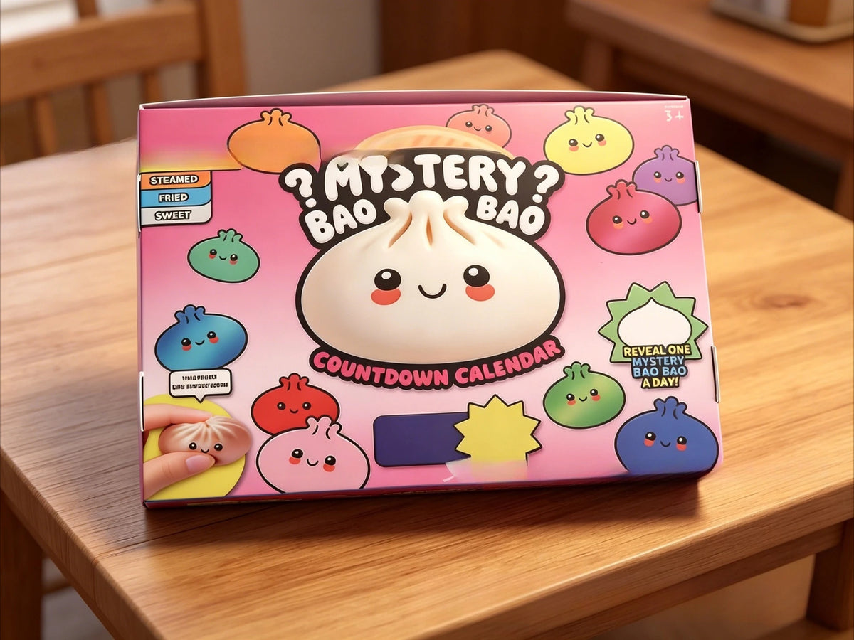 Squishy Advent Calendar | Slow Rebound | Dumpling Blind Box | Holiday Gift