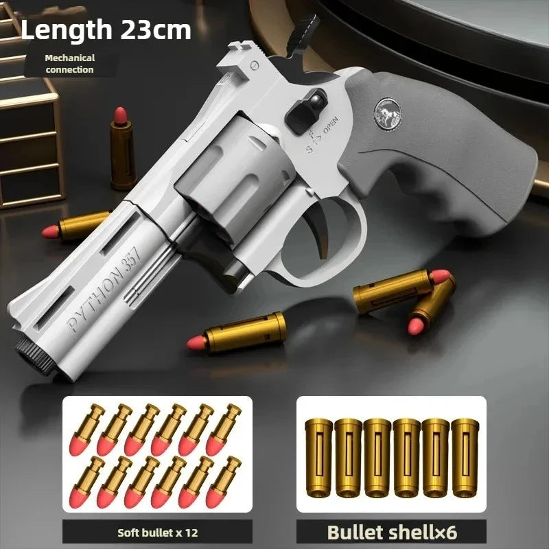 Foam Blaster | Manual Revolver | 20 Dart Capacity | Ages 14 Plus