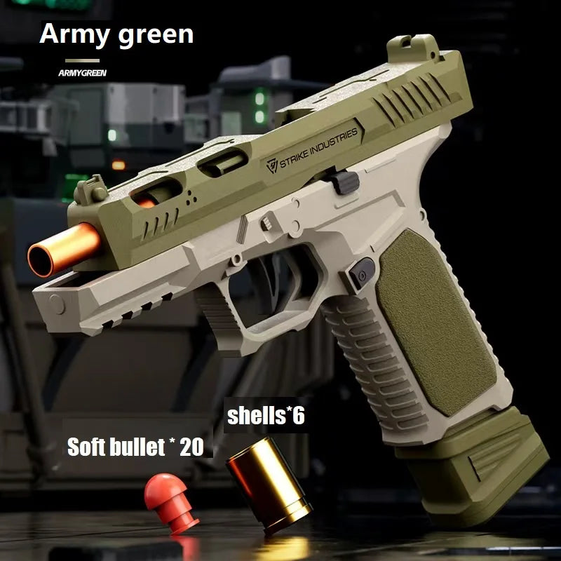 Toy Gun | Range 8-10m | Manual Firing | Plastic Construction