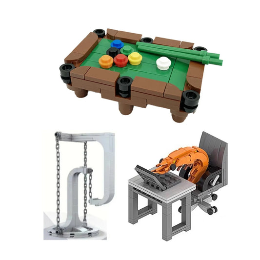 MOC Decorative Desktop Shrimp Building Blocks Balance Frame Puzzle