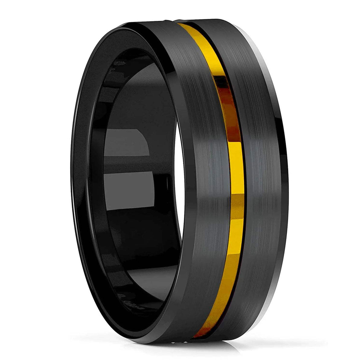 Rings | 8mm | Unisex Silver Matte Brushed Wedding Band