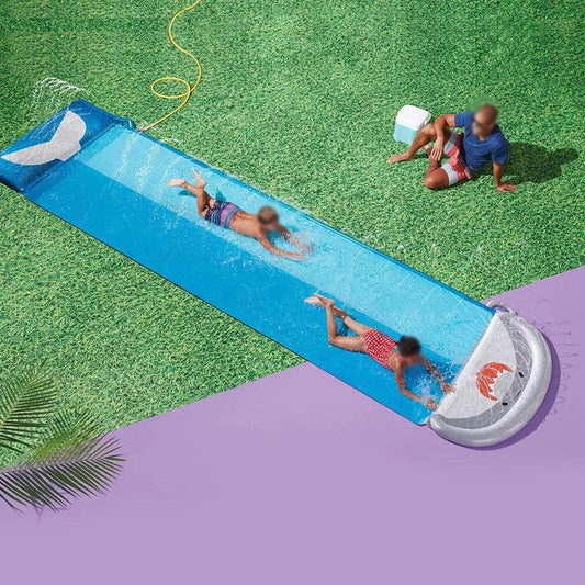 Inflatable Water Slide | Whale Theme | Sprinkler Included
