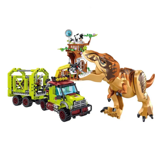Educational Deep Sea Escape Building Blocks Triceratops Rescue Toy - ToylandEU