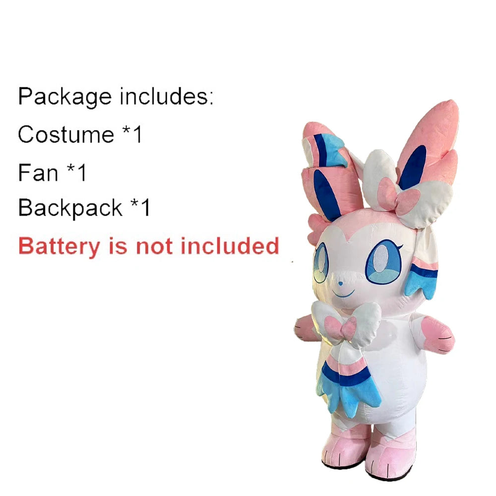 Inflatable Rabbit Costume For Adults Ideal Parade Party Accessory