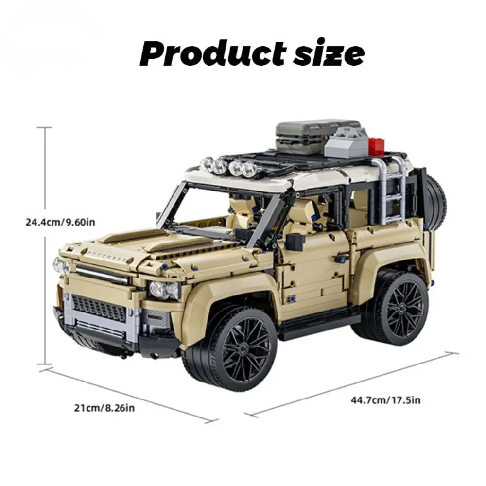 Off Road Truck Building Block Kit | 1:8 Scale | Advanced DIY Model