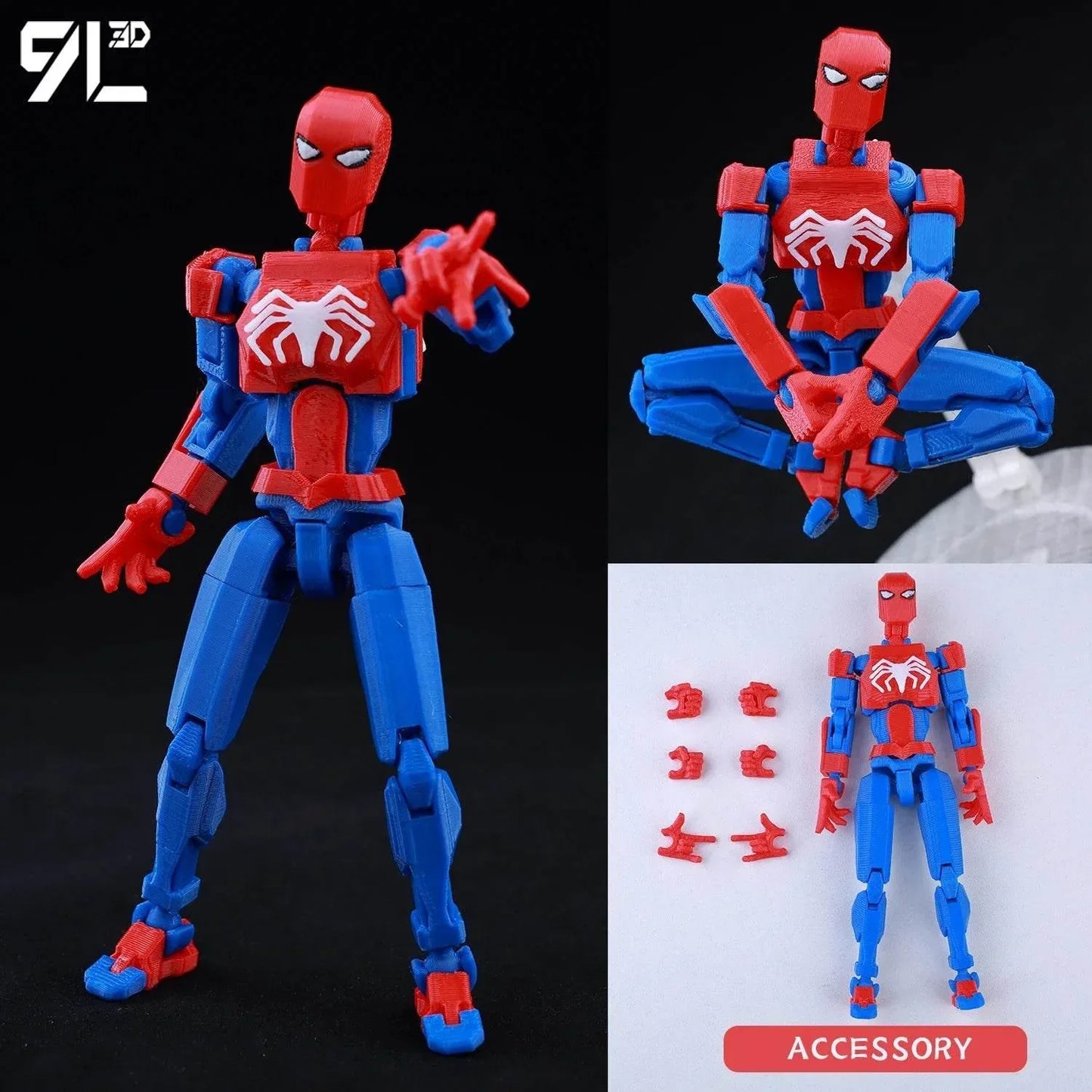 9L3D Lucky 13 Invincible Boy Action Figure, 3D Printed Model - ToylandEU