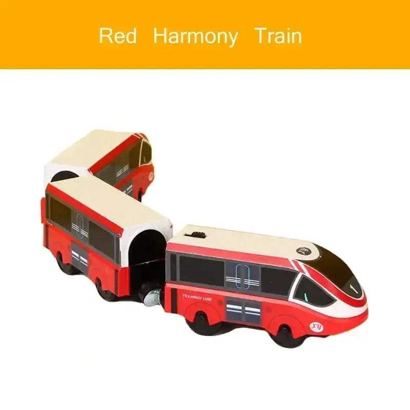Durable Diecast Locomotive Train Set For Wooden Tracks - ToylandEU
