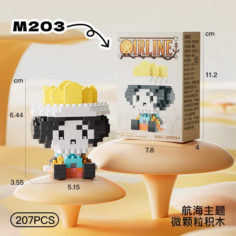Luffy Micro Figure | Sun God Nika Build | 10cm Height | Tabletop Display