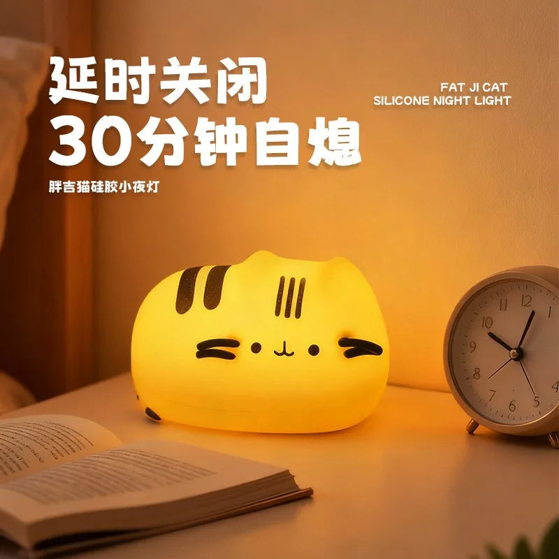 Pusheen Night Light | Glow In The Dark | Kawaii Cat Design | Bedroom Decor