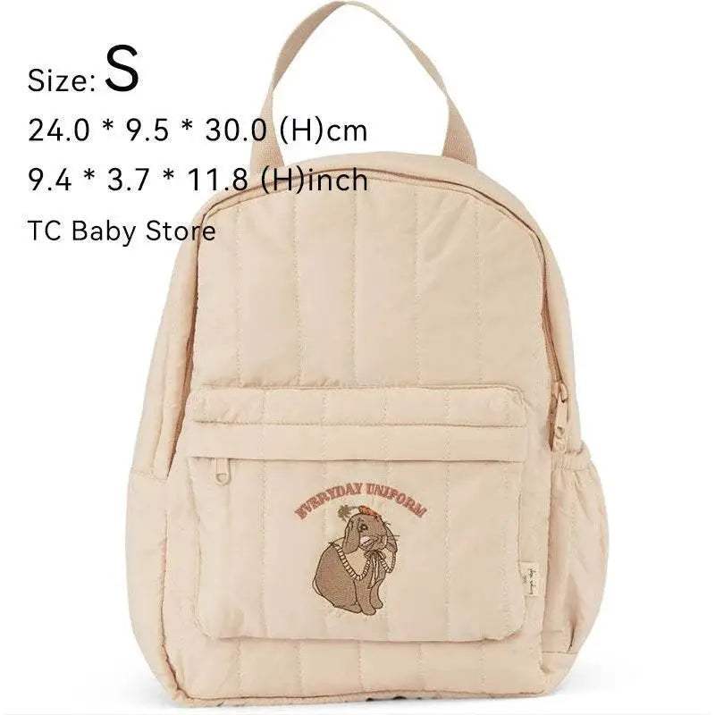Premium Cotton Kids Backpack Unisex School Bag With Zipper Closure For Boys And Girls Kindergarten Travel - ToylandEU