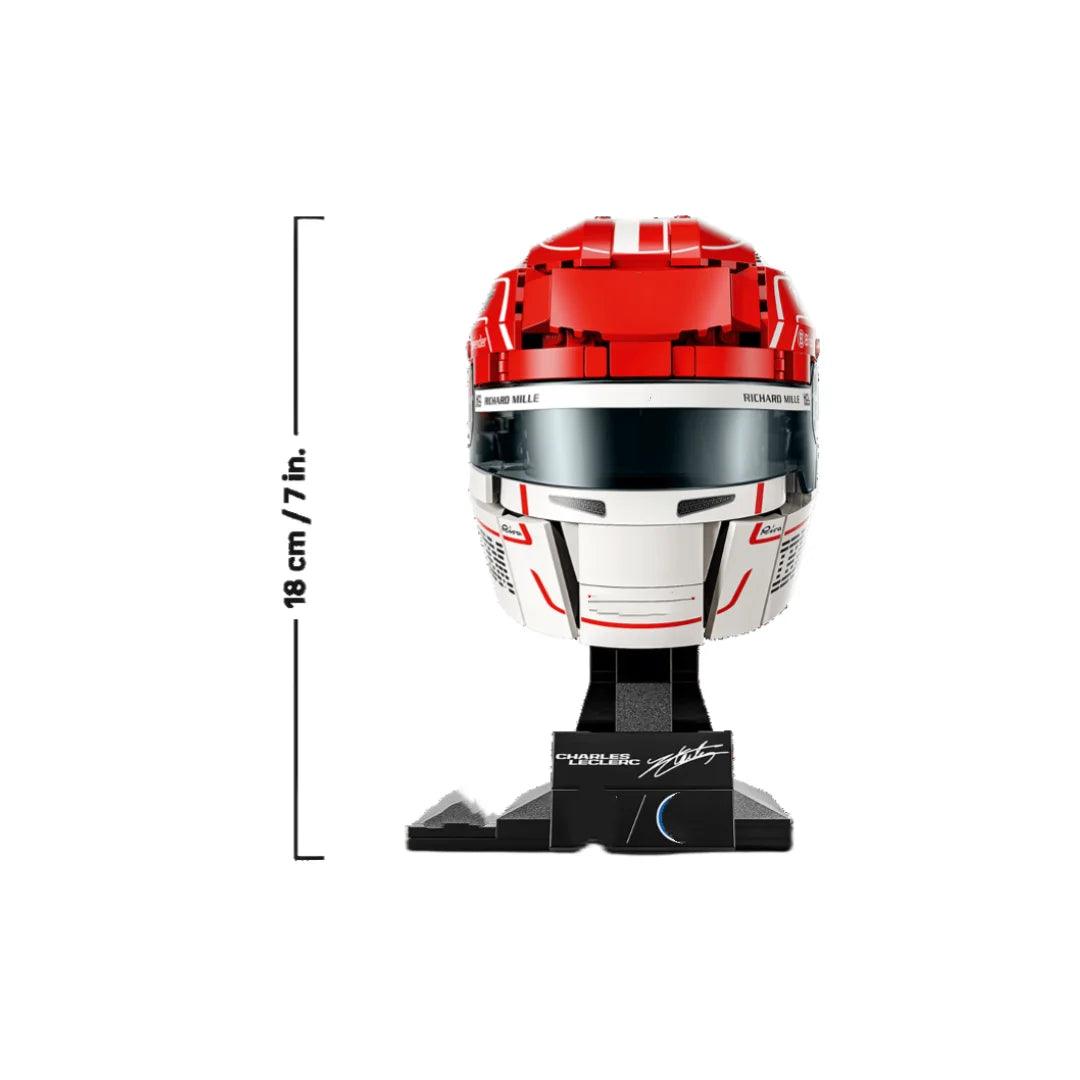 Building Blocks | 886 Pieces | Charles Leclerc Helmet Theme