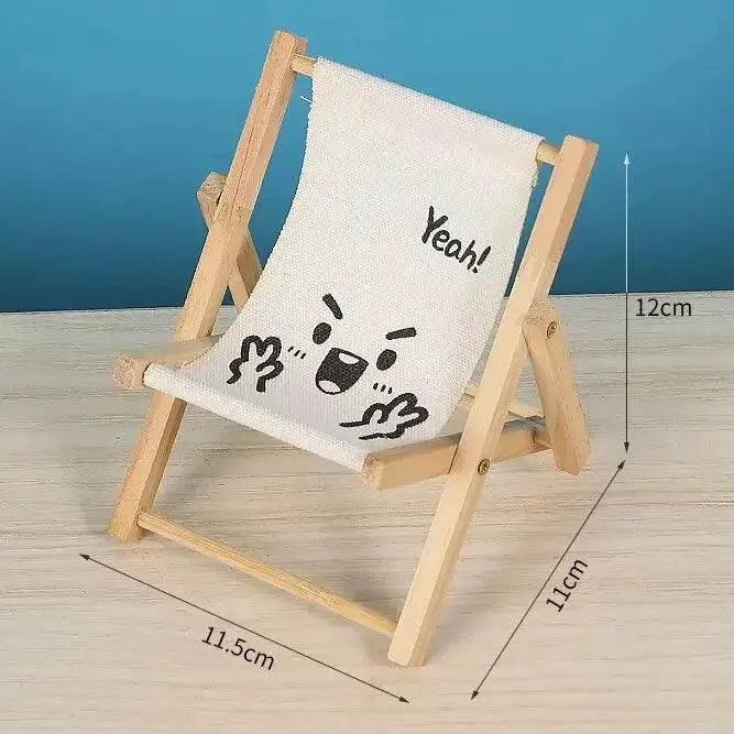Labubu Outfit: Sunny Beach Chair Mini Lounge for Dolls - ToylandEU