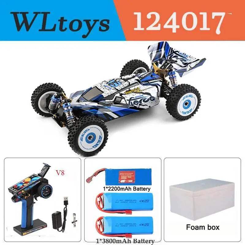 RC 75KM/H Brushless RC Car - High-Speed 1:12 Scale Off-Road Drift Toy - ToylandEU