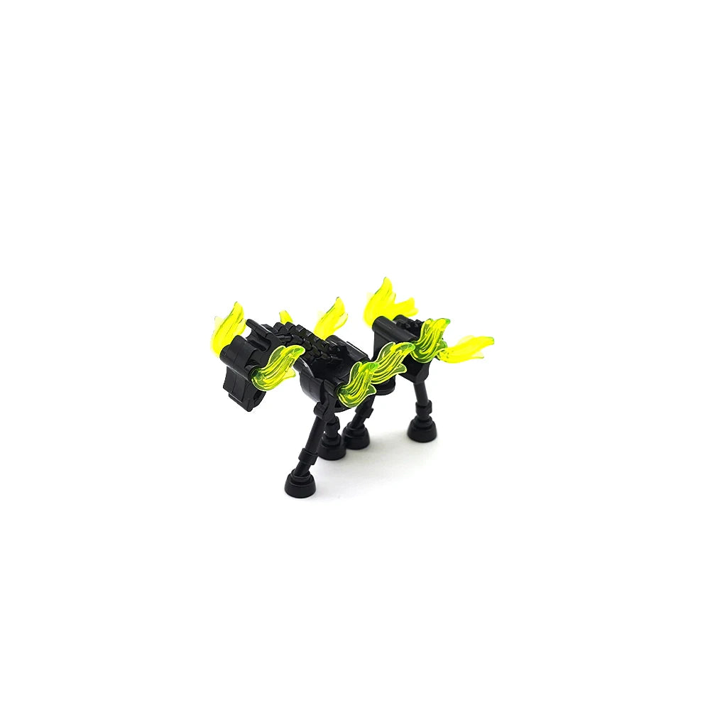 Building Block Mini Figures | Lego Compatible Pieces | Skeletal Holiday Set