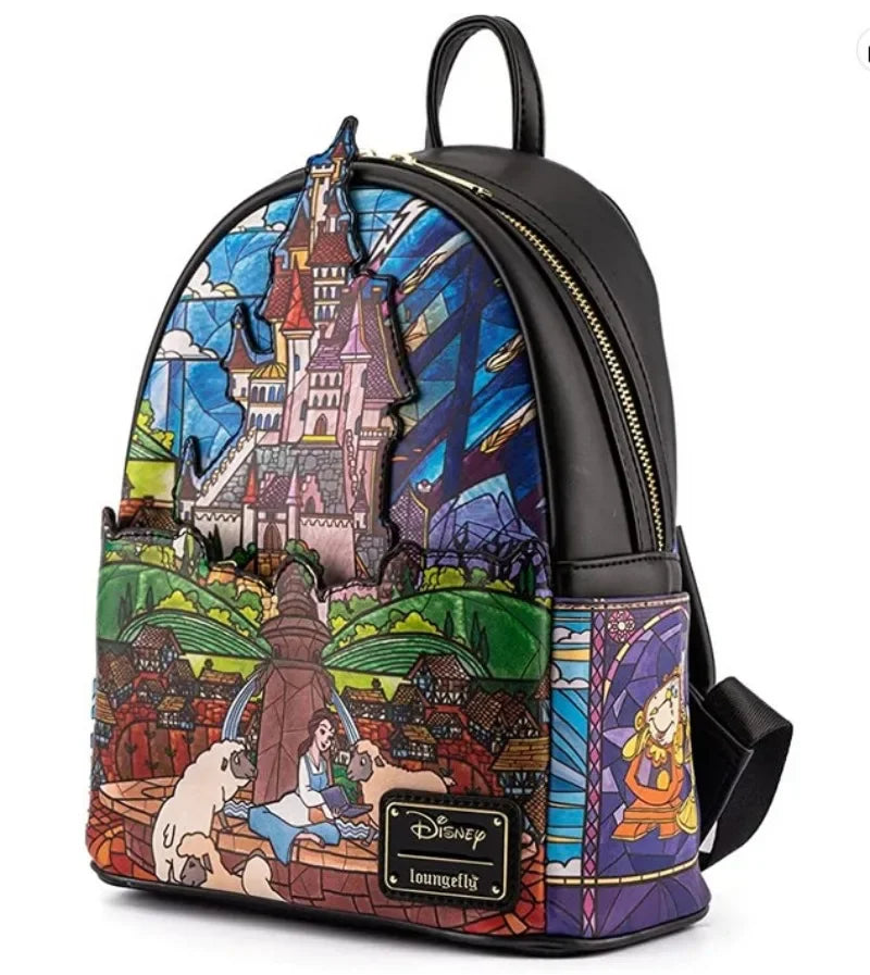 Beauty and the Beast Mini Backpack | Belle Castle Theme | Bandai Collector Bag