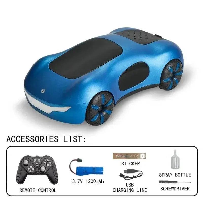 2.4G RC Car Gesture Sensor Light Spray 360 Rotation Stunt Drift - ToylandEU
