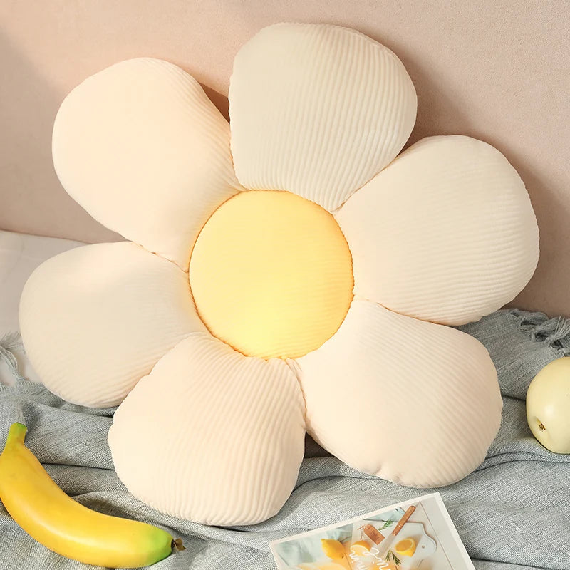 Plush Pillow | Kawaii Colorful Flower Design | PP Cotton Filling | 30/50/65 cm