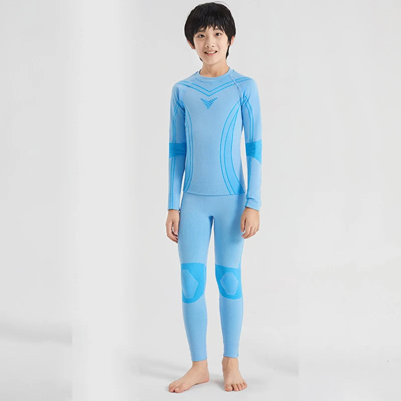 Kids Compression Base Layer Set | Compressed Fit | Durable Knit | Unisex Youth