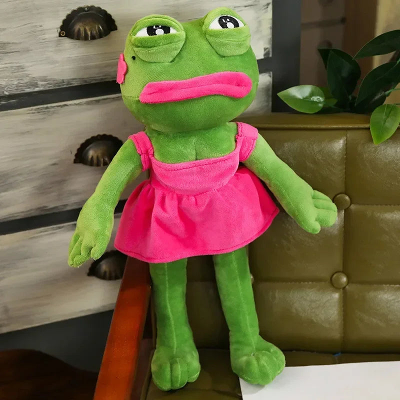 Plush Toy | 45cm | Sad Frog Character | Gift For Kids