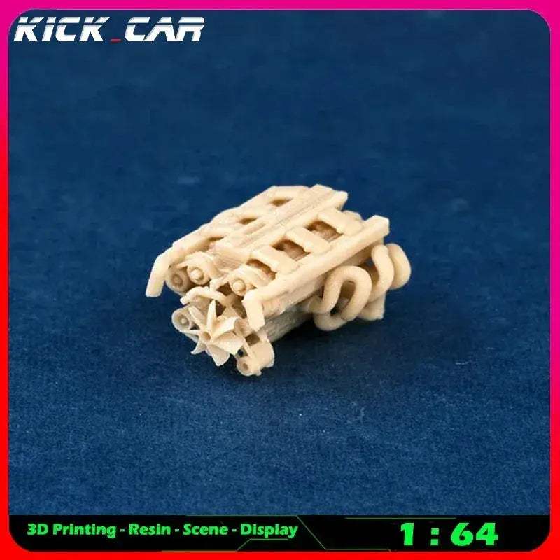 Scale Car Engine For Diorama Garage Scene Paintable - ToylandEU