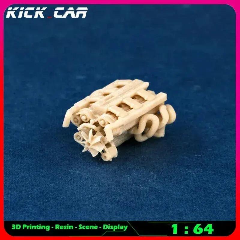 Scale Car Engine For Diorama Garage Scene Paintable - ToylandEU