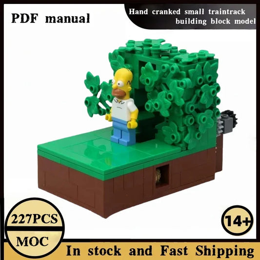MOC Building Blocks Homer Figure Creative DIY Gift For Adults - ToylandEU