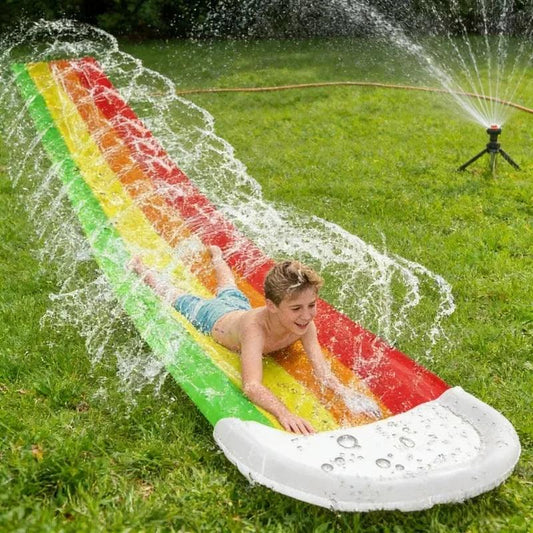 Inflatable Water Slide | PVC Material | Backyard Pool Toy