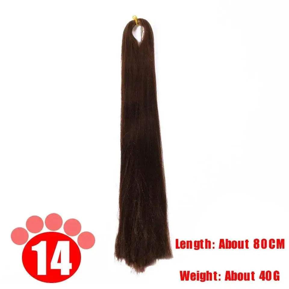 Premium BJD SD Doll Wig Milk Silk 80CM Anti Mohair For Dolls - ToylandEU