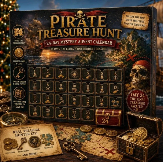 Advent Calendar | 24 Day Mystery Adventure | Escape Room Puzzle Game With 6 Themes | Family Holiday Activity
