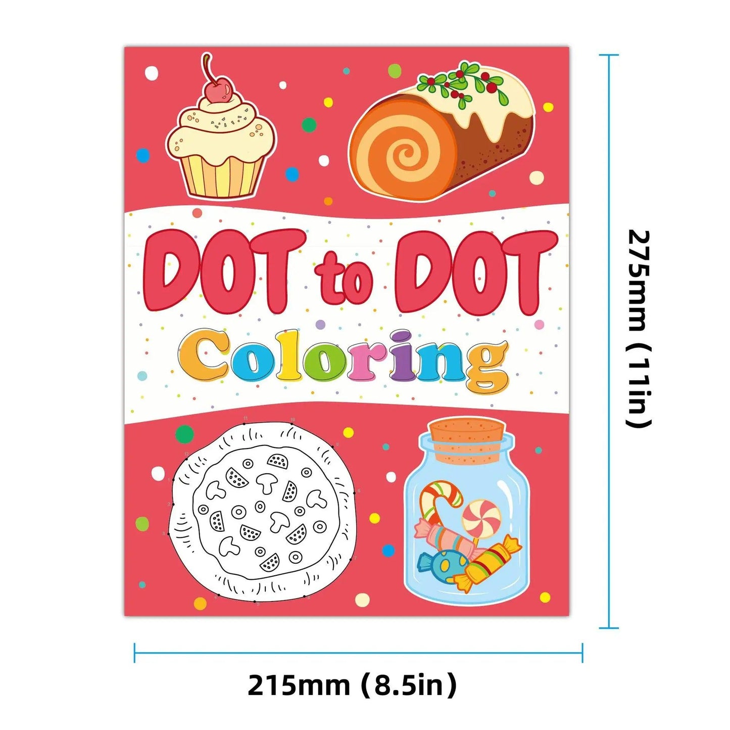 Kids Dot To Dot Book | Jumbo Dinosaurs | Toylandeu™