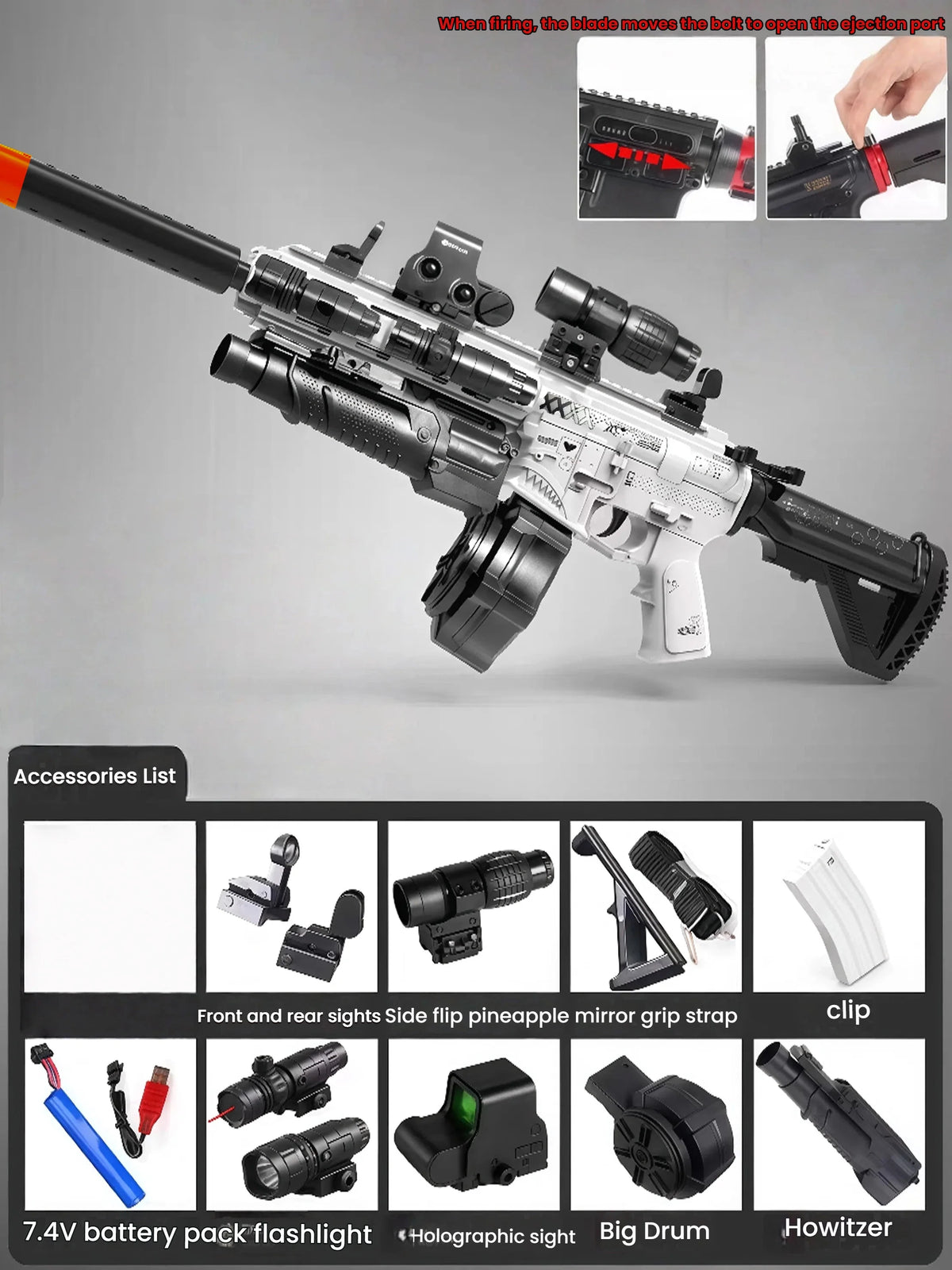 Gel Blaster | Electric M416 | Semi-Automatic | Compatible With Orbeez