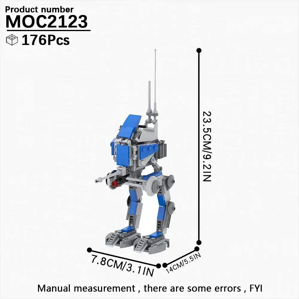 Space Wars Walking Machine Building Blocks Set Educational Toy - ToylandEU
