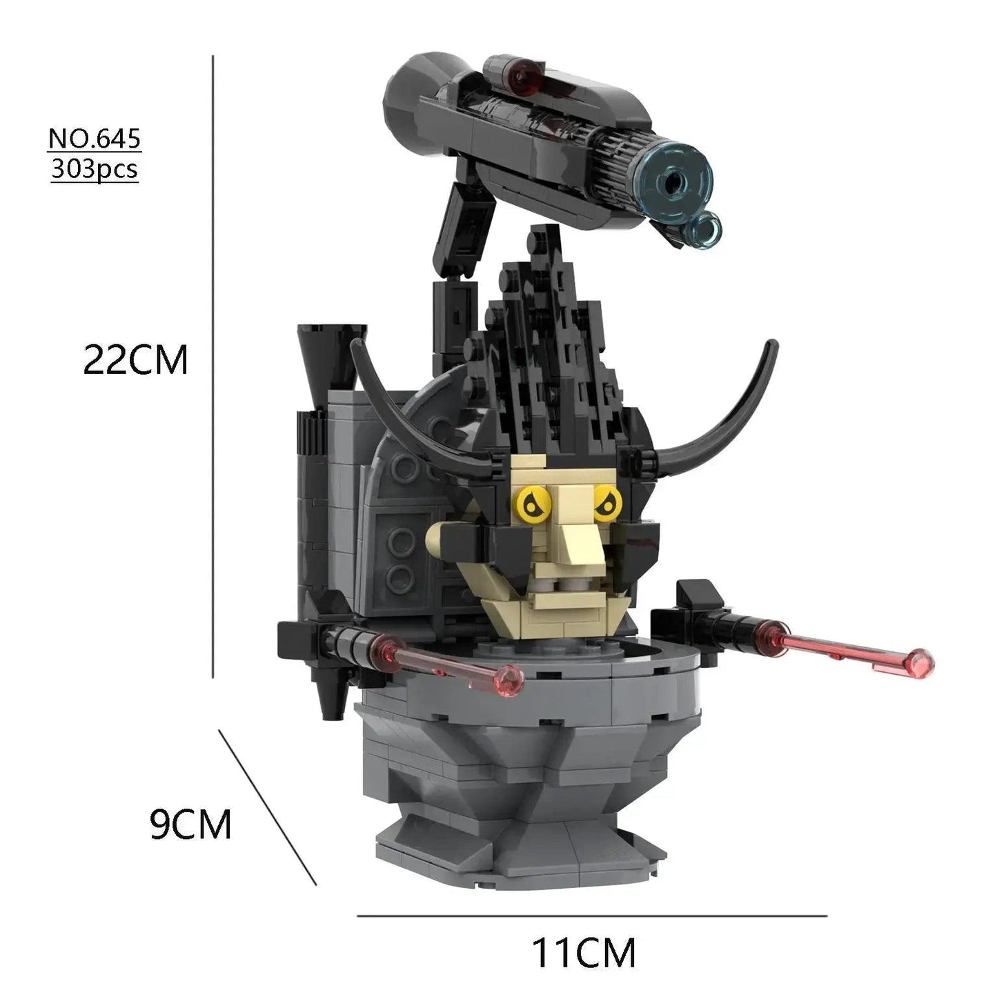 Skibidi Toilet Lego Style Building Blocks Collectible Figure - ToylandEU