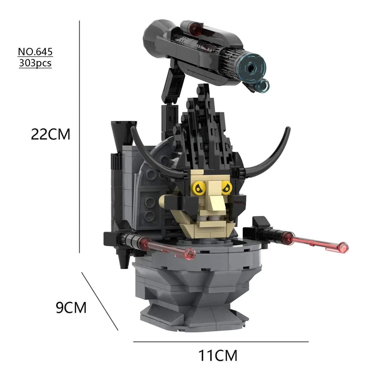 Skibidi Toilet Lego Style Building Blocks Collectible Figure - ToylandEU