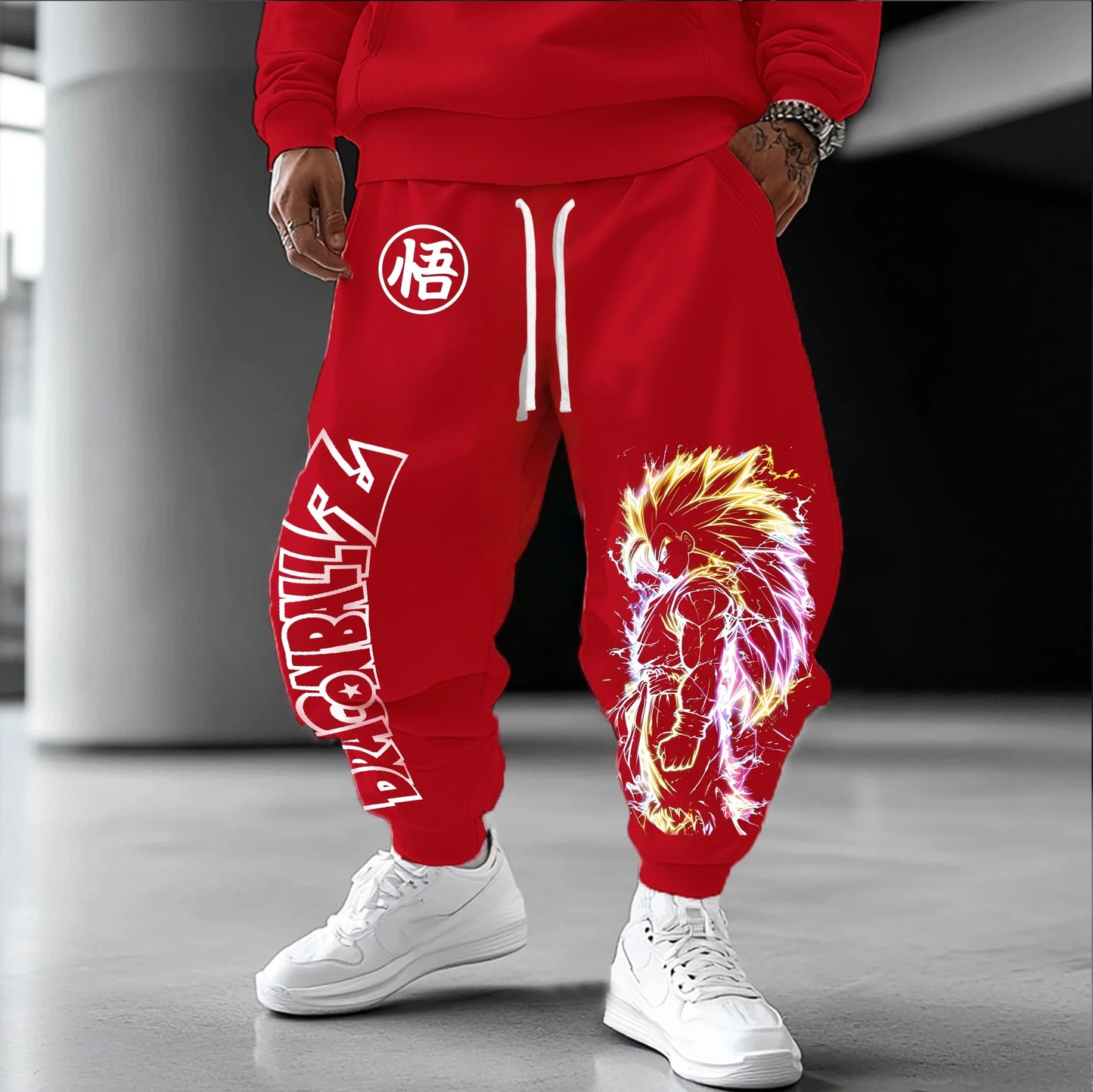 Dragon Ball Leggings | Dragon Ball Goku Majin Buu Theme | Polyester | Unisex