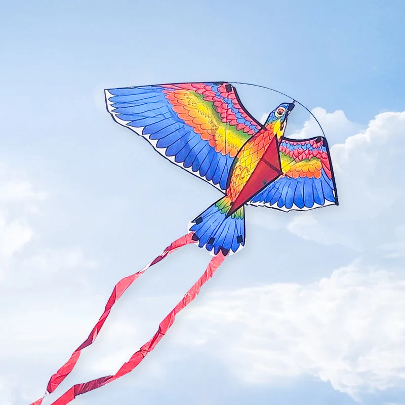 Parrot Kite | 1.1m Wingspan | 100m Line | 1.4m Tail
