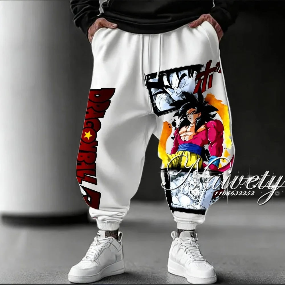 Anime Trousers | Quick Dry Fabric | Loose Fit Cut | Unisex Casual