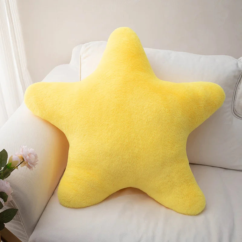 Star Shaped Pillow | Plush Material | PP Cotton Filling | Kid Room Decor