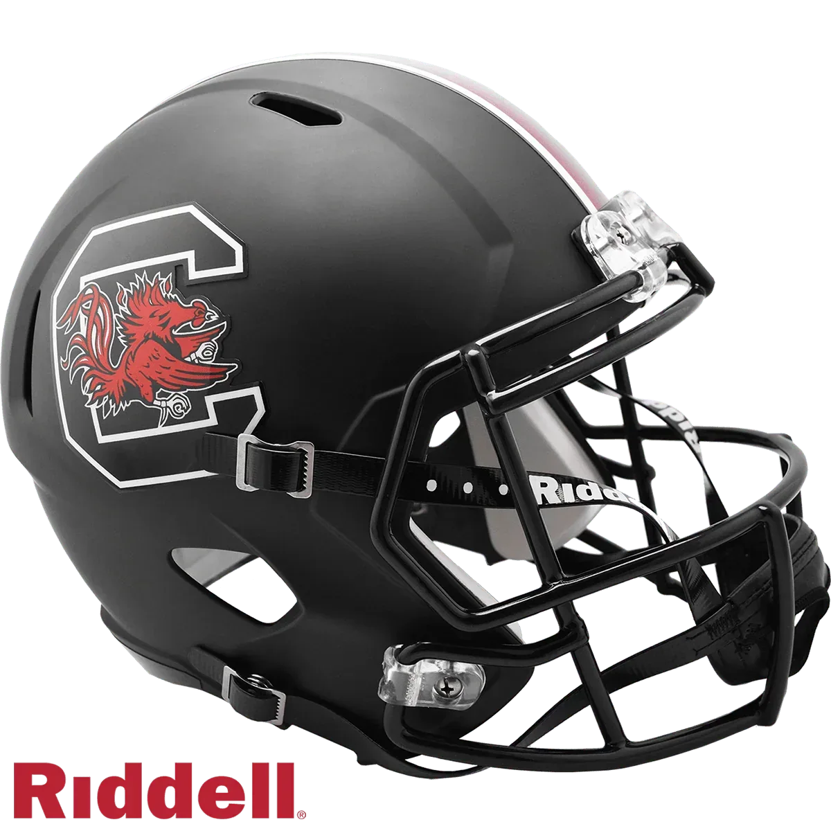 SC Gamecocks Matte Black Full Size Speed Style Helmet - ToylandEU