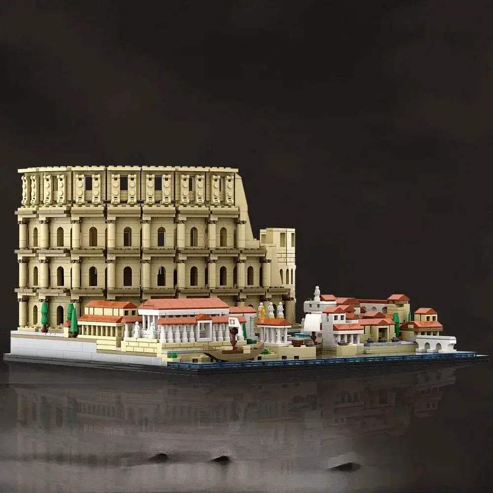 SETBRICKS MOC Roman Colosseum Architecture Model Building Block Set for Kids Building Bricks MOC - ToylandEU