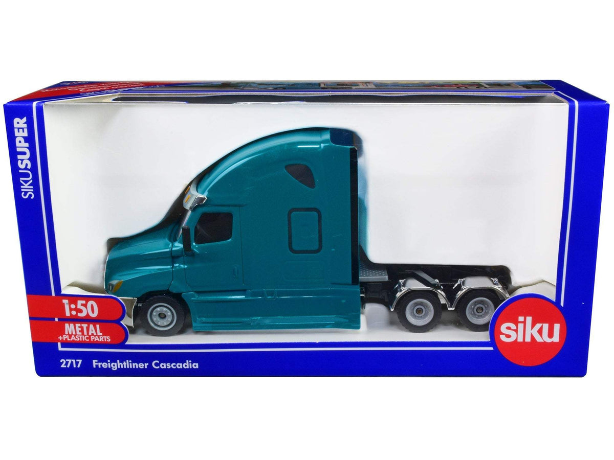 Freightliner Cascadia Tractor Truck Teal | 1/50 Diecast Model Tractor | Siku | Collector Quality