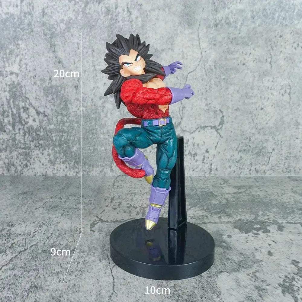 SSJ4 Gogeta, Vegeta, & Goku Anime Figurines - Dragon Ball GT Super Saiyan Action PVC Figurines - ToylandEU