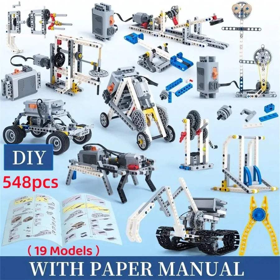 STEM Building Set Lego Compatible Educational Bricks CE - ToylandEU™