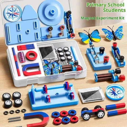 STEM Magnetic Kit For Kids With Bar, Ring, Horseshoe Magnets - ToylandEU