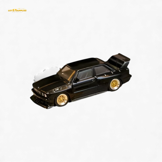 BMW E30 M3 Diecast LTO Modified 1To64 Premium Black - ToylandEU™