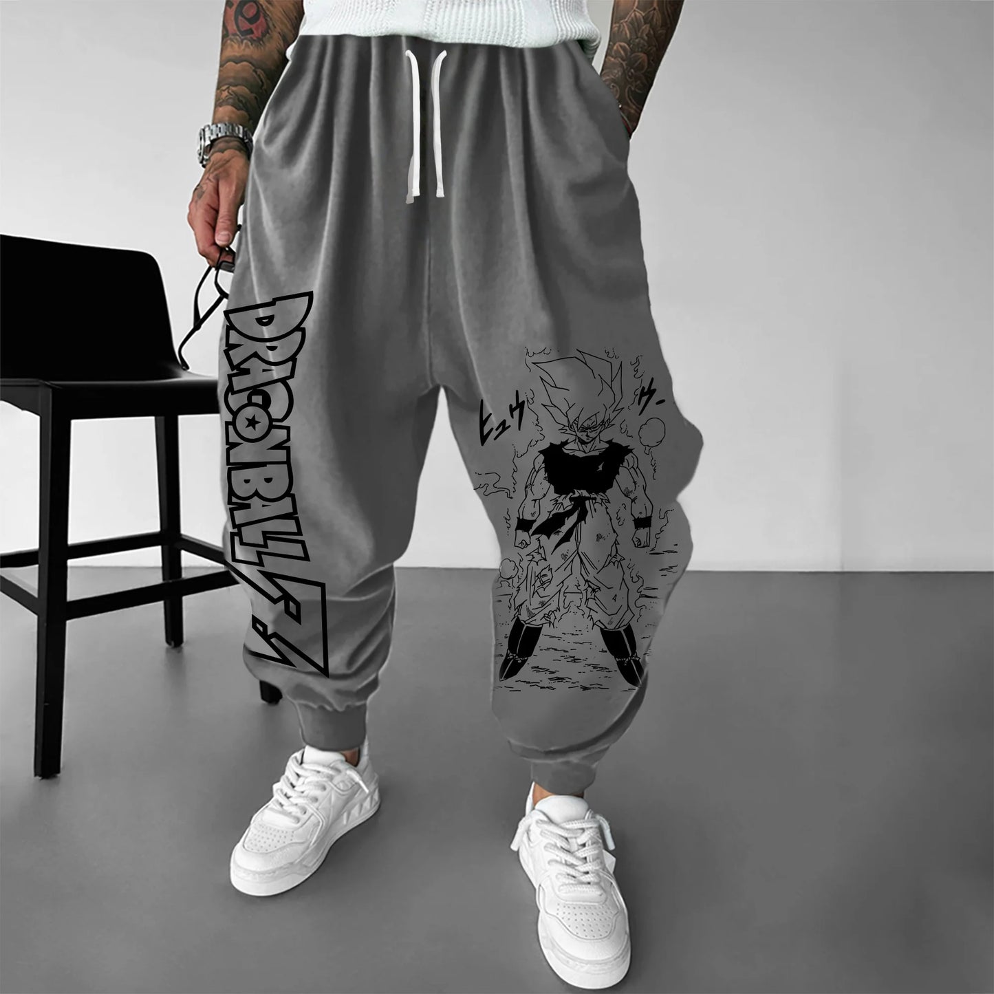 Dragon Ball Jogger Pants | Unisex Polyester Cosplay | Majin Buu | Sizes S-XL