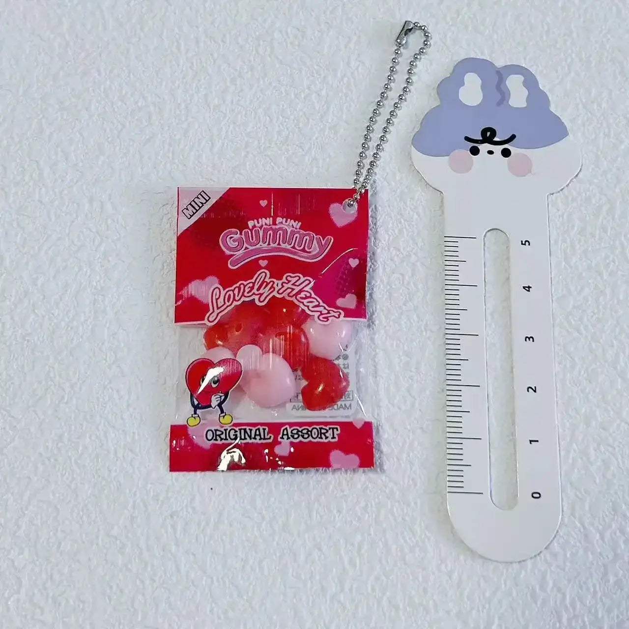 Gummy Bear Bag Charm Squishy Toy Slow Rising Keychain Fidget - ToylandEU