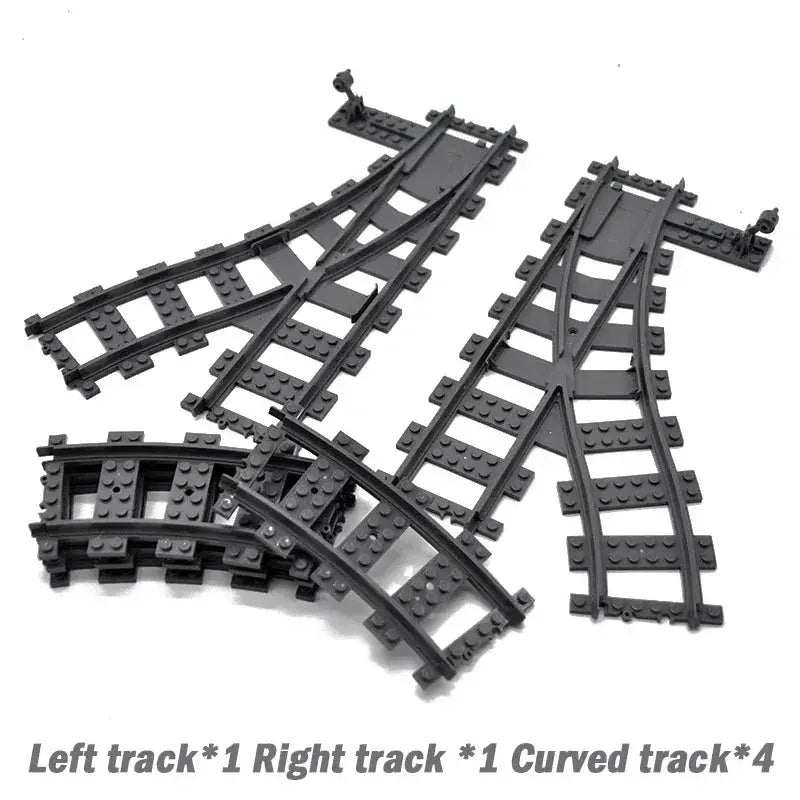 City Train Tracks Flexible Sets For Lego Compatible Bricks - ToylandEU